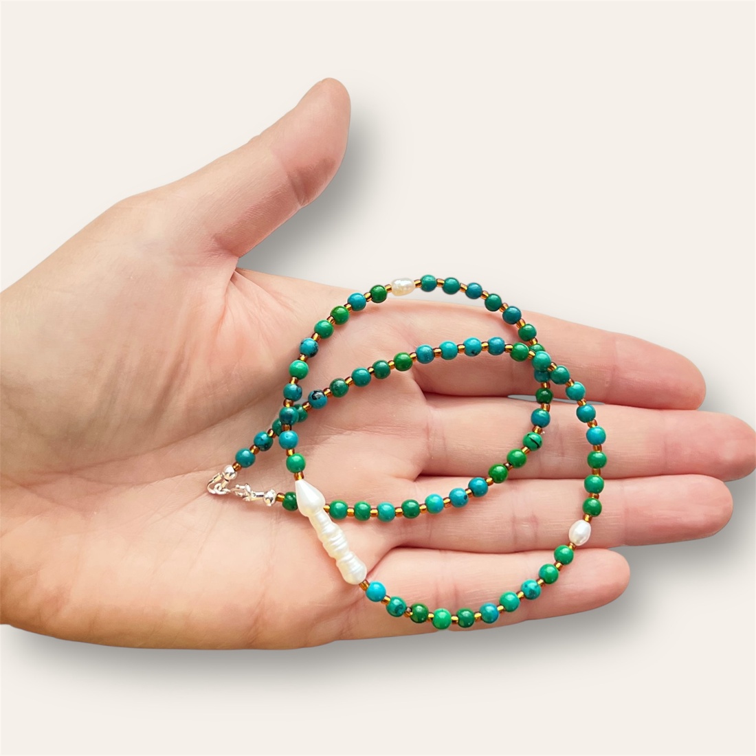 Colier handmade cu pietre semipretioase si argint Vara indiană - bijuterii - coliere - coliere din mărgele - Artynos.ro Colier handmade cu pietre semipretioase si argint Vara indiană - bijuterii - coliere - coliere din mărgele - Artynos.ro