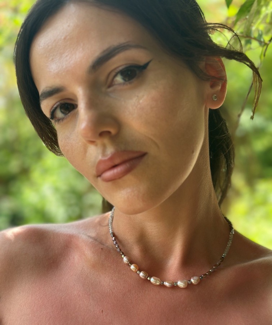 Colier handmade cu perle, pietre semipretioase și argint 925 Bagaj de vacanță - bijuterii - coliere - coliere din mărgele - Artynos.ro Colier handmade cu perle, pietre semipretioase și argint 925 Bagaj de vacanță - bijuterii - coliere - coliere din mărgele - Artynos.ro