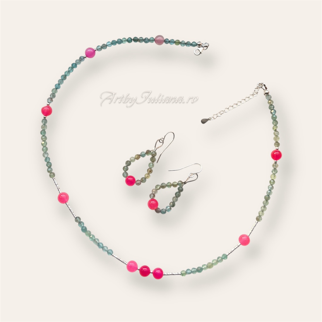 Set handmade cu pietre semiprețioase și argint Candylicious - bijuterii - seturi de bijuterii - Artynos.ro Set handmade cu pietre semiprețioase și argint Candylicious - bijuterii - seturi de bijuterii - Artynos.ro