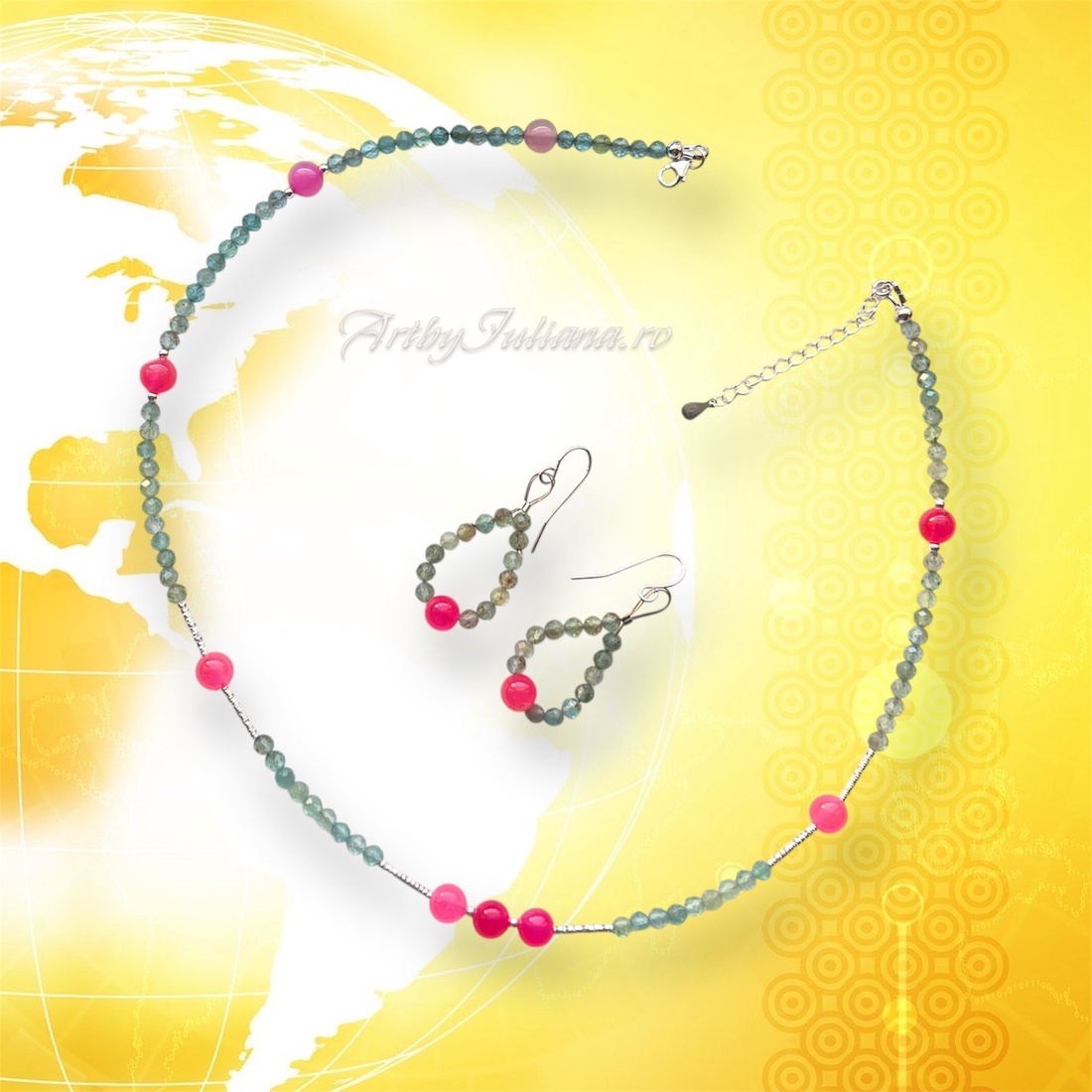 Set handmade cu pietre semiprețioase și argint Candylicious - bijuterii - seturi de bijuterii - Artynos.ro Set handmade cu pietre semiprețioase și argint Candylicious - bijuterii - seturi de bijuterii - Artynos.ro