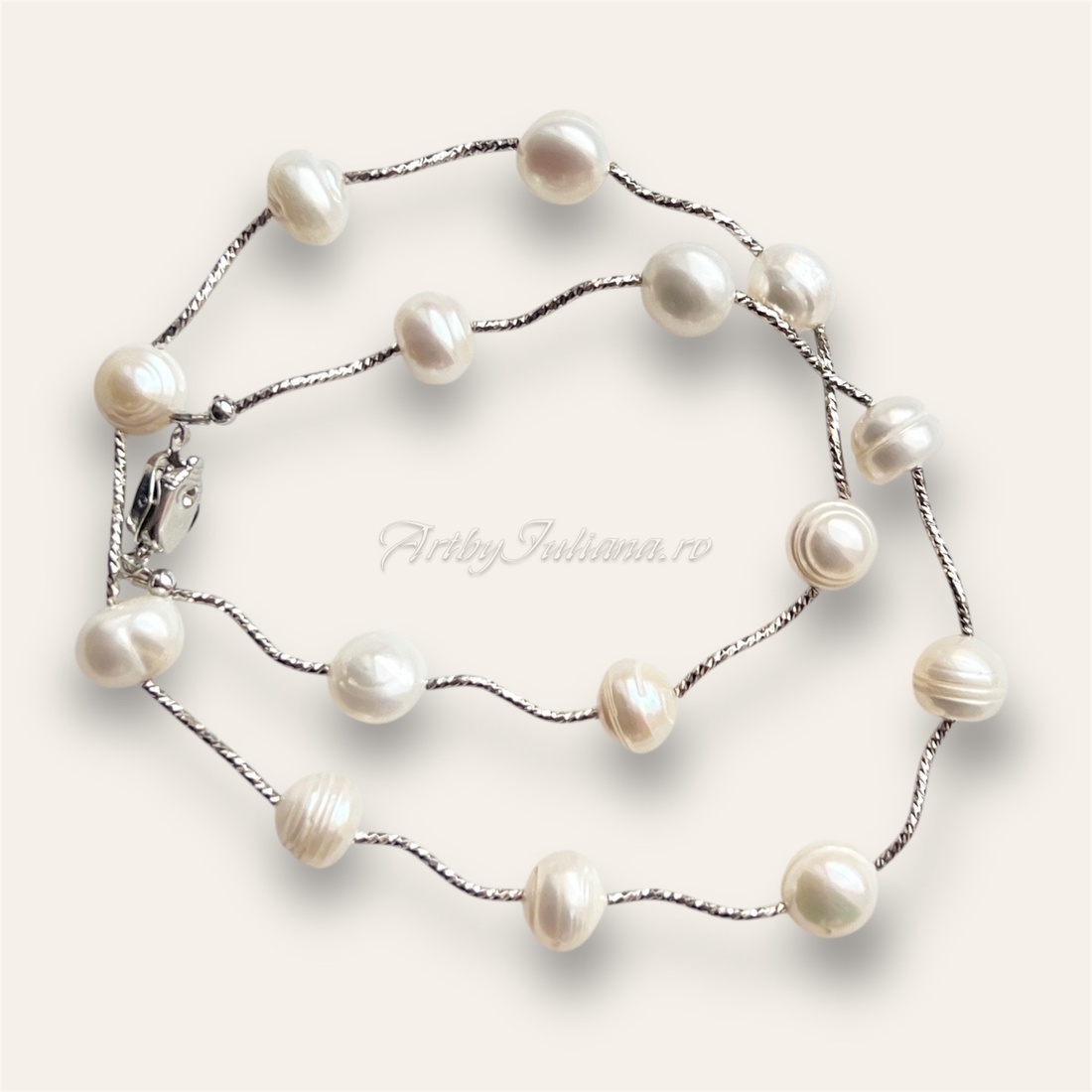 Colier handmade cu perle Gigantes - bijuterii - coliere - coliere din pietre semiprețioase - Artynos.ro