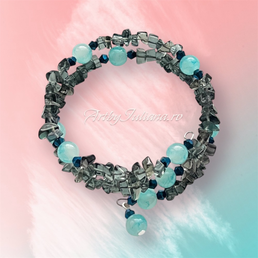 Brățară pietre semiprețioase Înapoi în timp - bijuterii - brățări - brățări din pietre semiprețioase - Artynos.ro