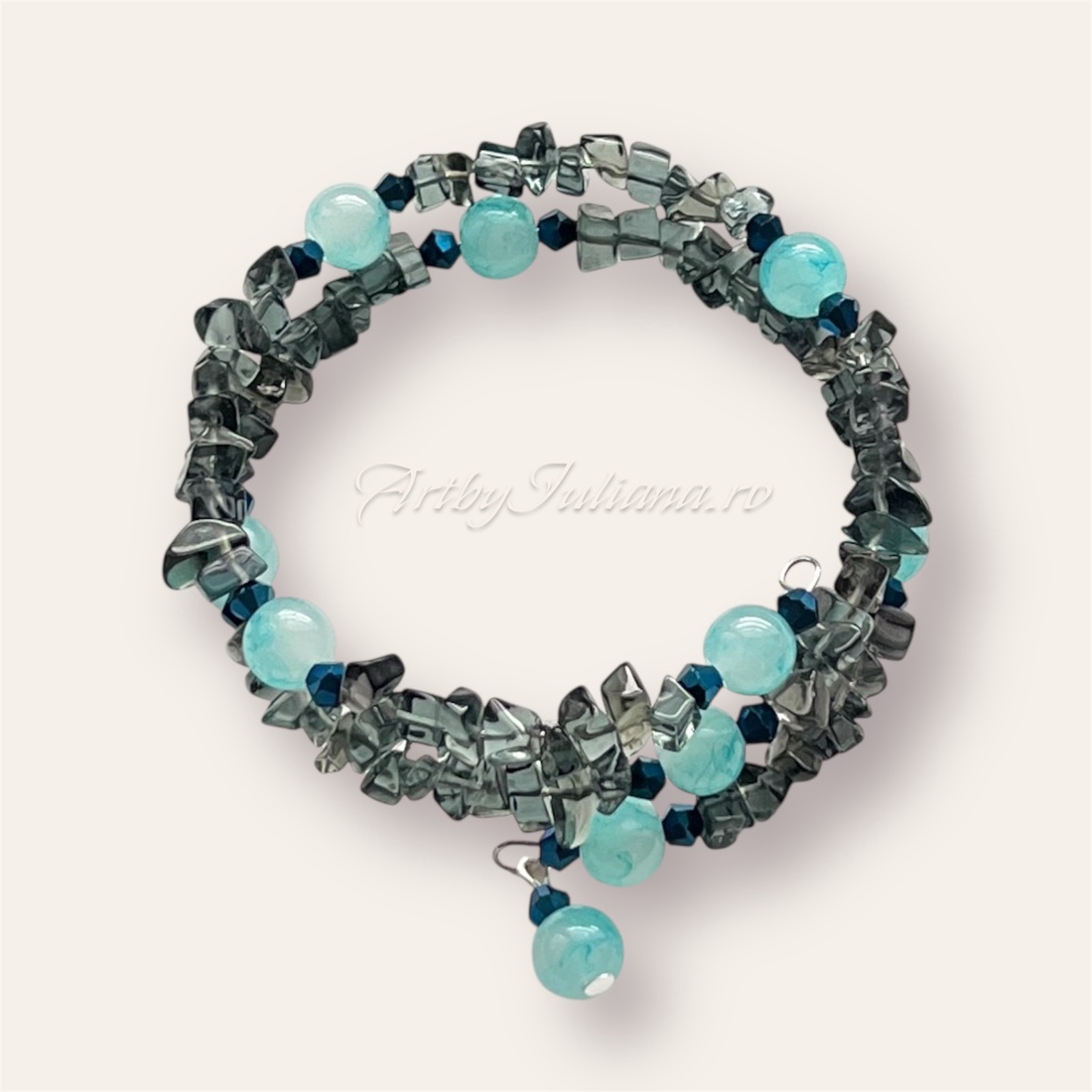 Brățară pietre semiprețioase Înapoi în timp - bijuterii - brățări - brățări din pietre semiprețioase - Artynos.ro