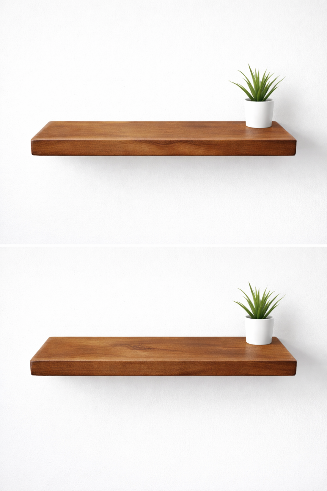 Raft de perete suspendat- poliță din lemn masiv  - casă & stil de viață - mobilier artizanal - rafturi  - Artynos.ro