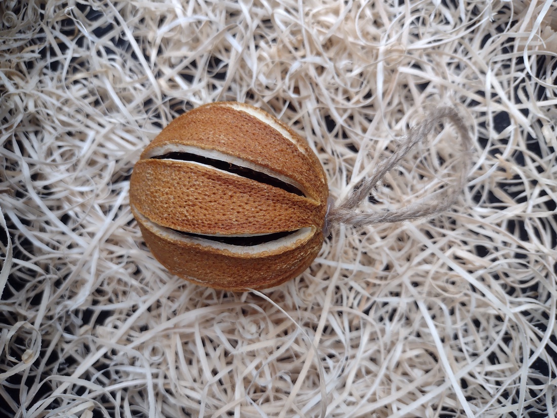 6 globuri naturale portocală uscată - crăciun - decorațiuni de crăciun de casă - globuri de crăciun - Artynos.ro