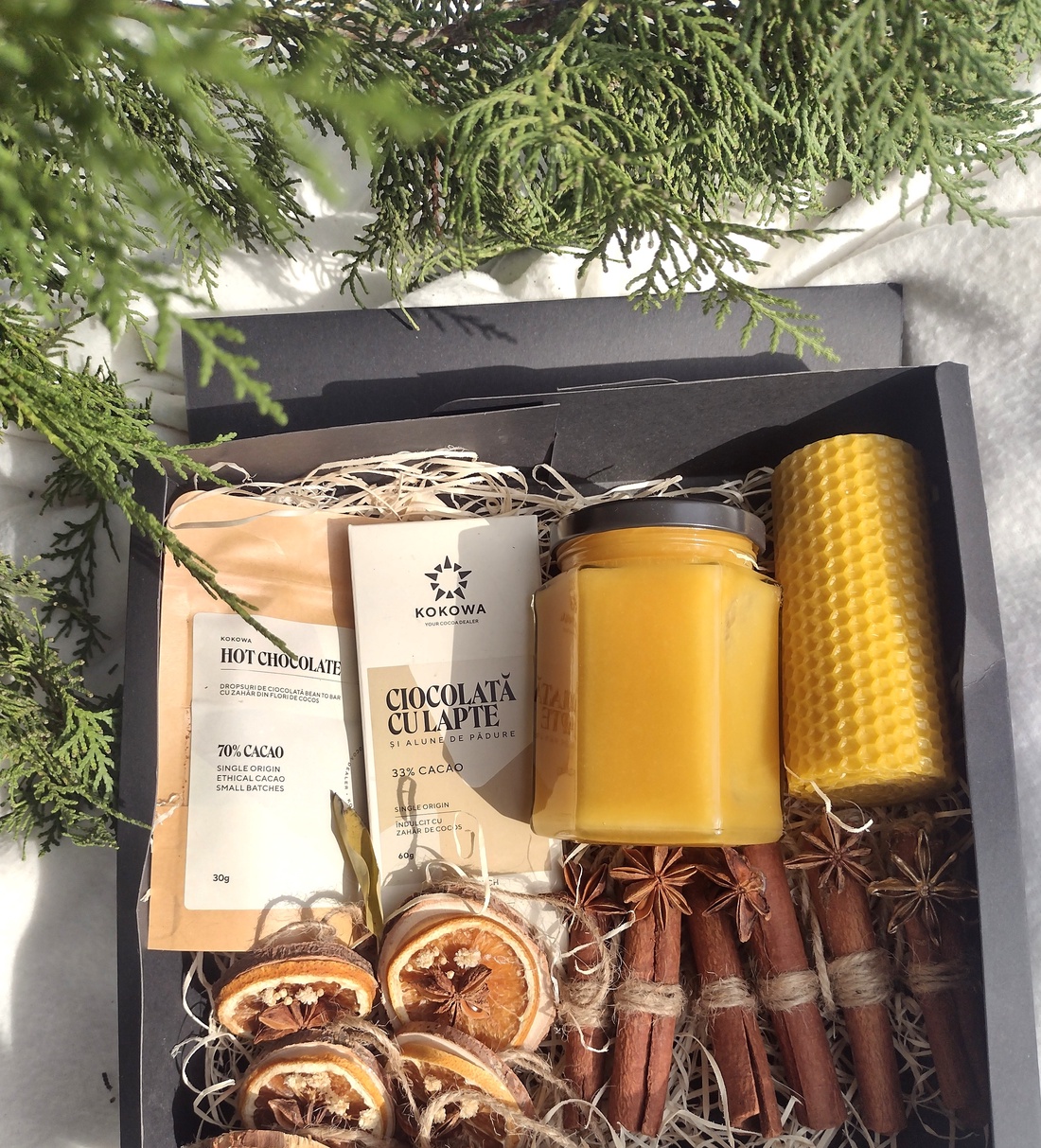 Cutie cadou de Crăciun - Natural - crăciun - cadouri de moș crăciun - cadouri de moș crăciun - Artynos.ro