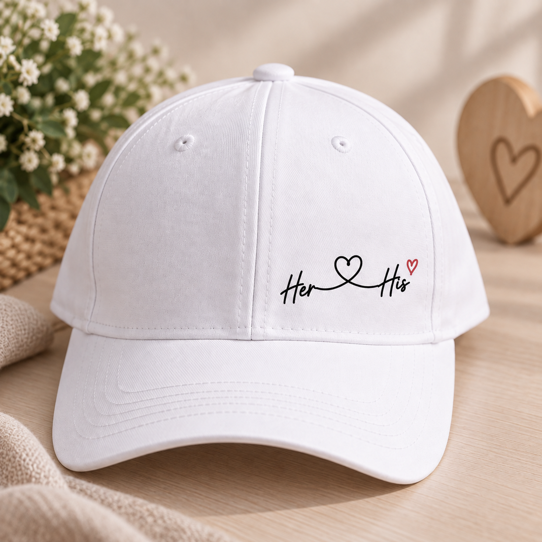  Șapcă de calitate, personalizată pentru cuplu - set 2 bucăți - îmbrăcăminte și modă - eșarfe, pălării, fularuri - bandă pentru cap - Artynos.ro