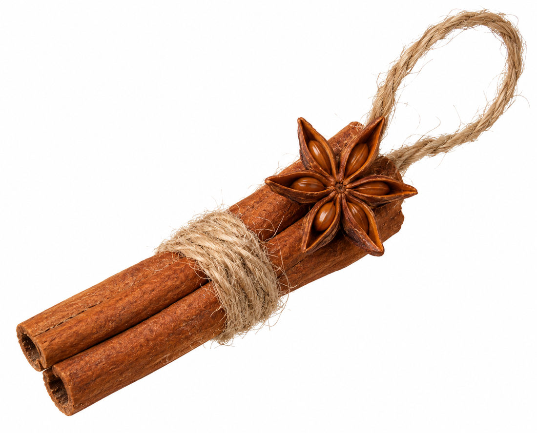 Set decorațiuni naturale pentru brad din portocală, scorțișoară și anason � 18 sau 36 bucăți - crăciun - decorațiuni de crăciun de casă - globuri de crăciun - Artynos.ro
