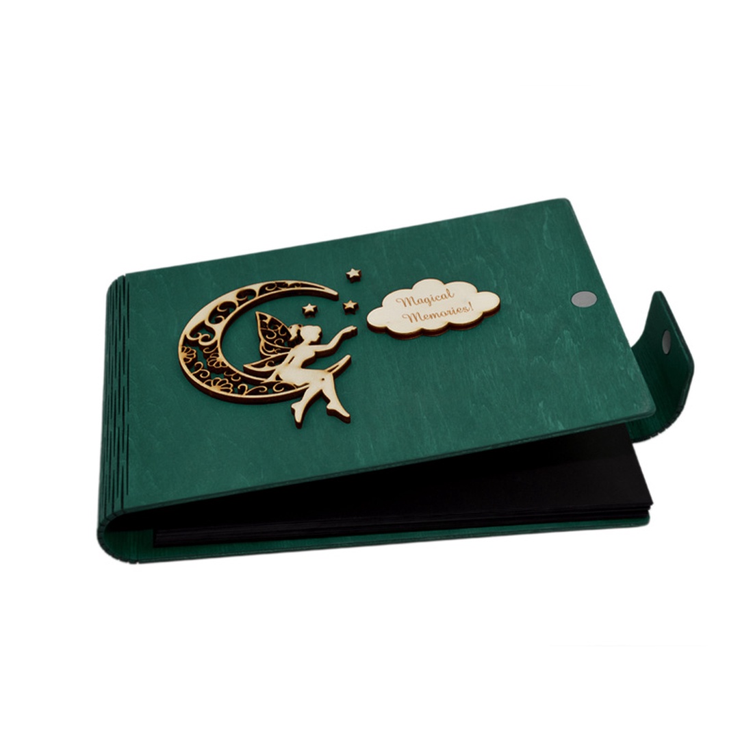 Album foto A5 personalizat din lemn Verde inchis, GuestBook, Caiet amintiri pentru copii, Zana pe Luna - casă & stil de viață - echipament pentru camera copiilor - decorațiuni pentru camera copilului - Artynos.ro Album foto A5 personalizat din lemn Verde inchis, GuestBook, Caiet amintiri pentru copii, Zana pe Luna - casă & stil de viață - echipament pentru camera copiilor - decorațiuni pentru camera copilului - Artynos.ro
