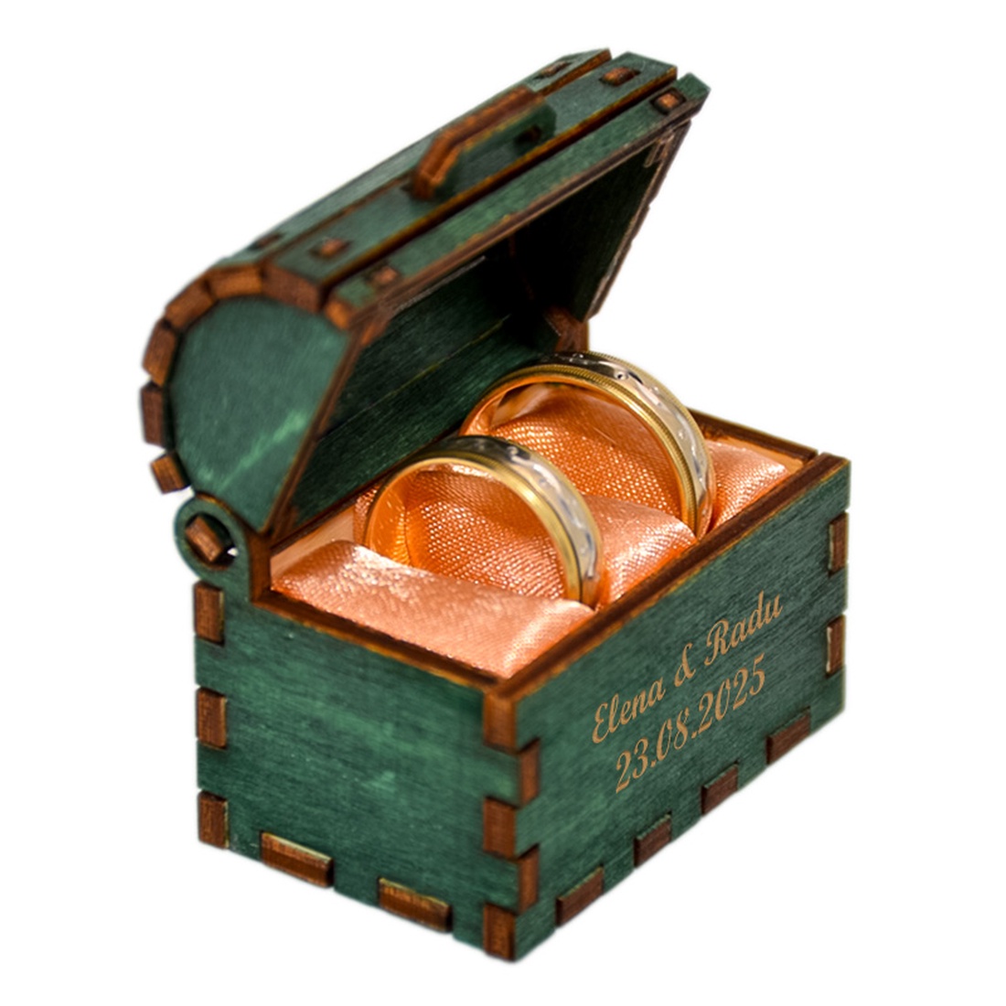 Cutie cufaras Verde, cutie pentru inel logodna - verighete nunta - accesorii nuntă - accesorii de nuntă - suport verighete și perne pentru inele - Artynos.ro Cutie cufaras Verde, cutie pentru inel logodna - verighete nunta - accesorii nuntă - accesorii de nuntă - suport verighete și perne pentru inele - Artynos.ro