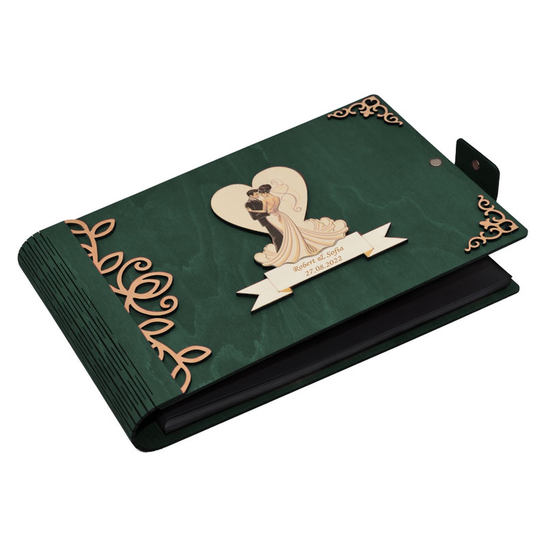 Album foto A4 personalizat, din lemn, Verde, GuestBook, Caiet amintiri, Nunta - accesorii nuntă - amintiri și cadouri de nuntă - carte de amintiri nuntă și carte oaspeți - Artynos.ro Album foto A4 personalizat, din lemn, Verde, GuestBook, Caiet amintiri, Nunta - accesorii nuntă - amintiri și cadouri de nuntă - carte de amintiri nuntă și carte oaspeți - Artynos.ro