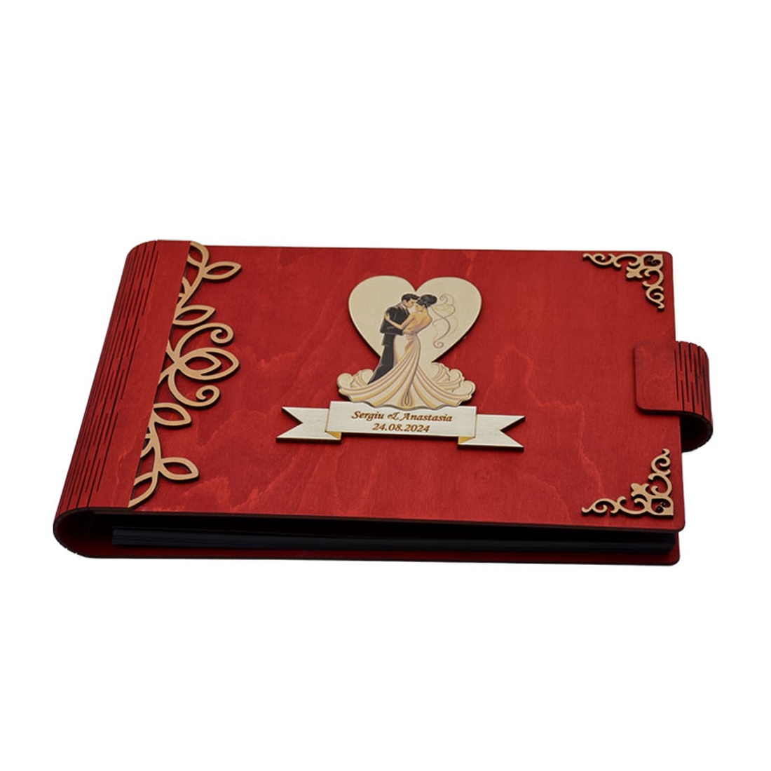Album foto A4 personalizat, din lemn, Rosu, GuestBook, Caiet amintiri, Nunta - accesorii nuntă - amintiri și cadouri de nuntă - carte de amintiri nuntă și carte oaspeți - Artynos.ro Album foto A4 personalizat, din lemn, Rosu, GuestBook, Caiet amintiri, Nunta - accesorii nuntă - amintiri și cadouri de nuntă - carte de amintiri nuntă și carte oaspeți - Artynos.ro