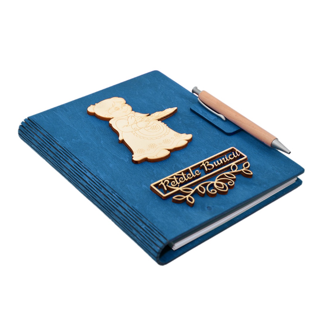 Caiet pentru Retetele Bunicii cu Coperti din lemn, A5, Albastru, pix din lemn inclus - casă & stil de viață - accesorii pentru echipamente de bucătărie - accesorii pentru coacere și gătit - carte de rețete, caiet rețete - Artynos.ro Caiet pentru Retetele Bunicii cu Coperti din lemn, A5, Albastru, pix din lemn inclus - casă & stil de viață - accesorii pentru echipamente de bucătărie - accesorii pentru coacere și gătit - carte de rețete, caiet rețete - Artynos.ro