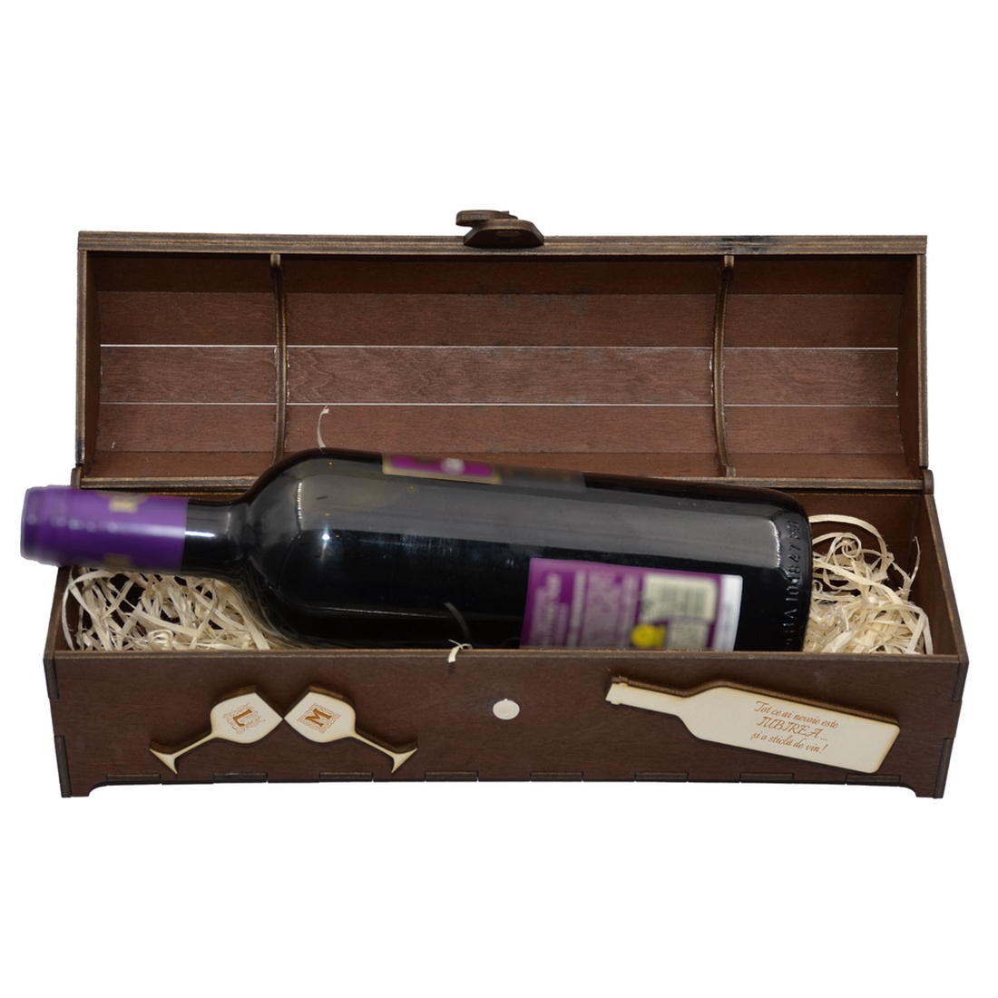 Cutie din lemn personalizata, pentru sticla de vin, cufar Handmade, Maro - accessorii și unelte - lemn - cutie - Artynos.ro Cutie din lemn personalizata, pentru sticla de vin, cufar Handmade, Maro - accessorii și unelte - lemn - cutie - Artynos.ro