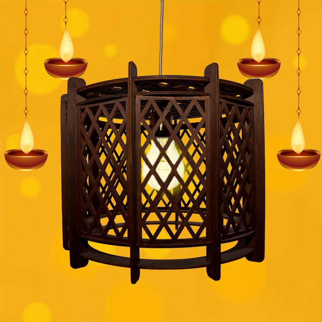 Lustra din lemn, handmade, maro, 35 cm - casă & stil de viață - lămpi și corpuri de iluminat - candelabru - Artynos.ro Lustra din lemn, handmade, maro, 35 cm - casă & stil de viață - lămpi și corpuri de iluminat - candelabru - Artynos.ro