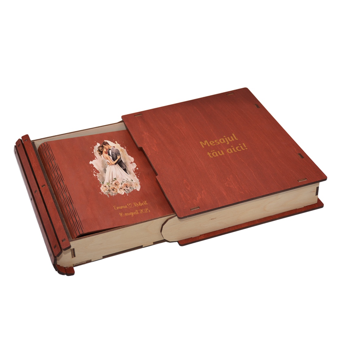 Album foto din lemn personalizat, Guestbook de nunta, Rosu, A5, pix si lipici stick inclus - accesorii nuntă - amintiri și cadouri de nuntă - carte de amintiri nuntă și carte oaspeți - Artynos.ro Album foto din lemn personalizat, Guestbook de nunta, Rosu, A5, pix si lipici stick inclus - accesorii nuntă - amintiri și cadouri de nuntă - carte de amintiri nuntă și carte oaspeți - Artynos.ro
