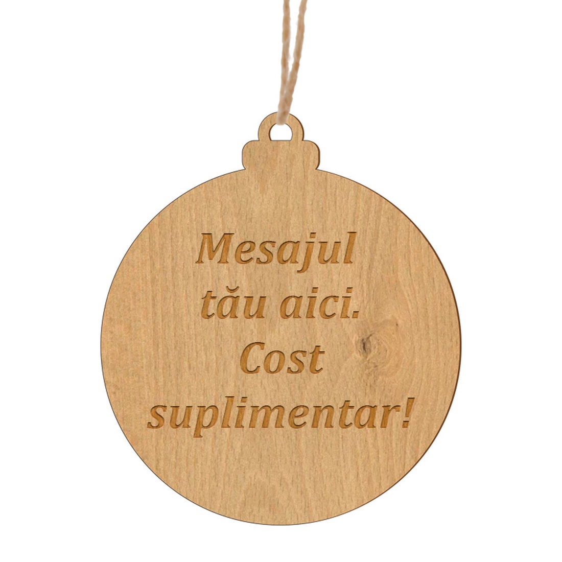 Glob lemn, dublu strat, personalizat nume, decoratiune brad Craciun, 10 cm - crăciun - decorațiuni de crăciun de casă - globuri de crăciun - Artynos.ro Glob lemn, dublu strat, personalizat nume, decoratiune brad Craciun, 10 cm - crăciun - decorațiuni de crăciun de casă - globuri de crăciun - Artynos.ro