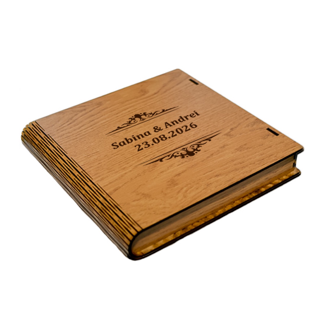 Cutie Personalizabila Pentru Fotografii si USB Stick, Nunta, Botez, Mot, Absolvire... - jucării și echipamente pentru copii - daruri de botez - Artynos.ro