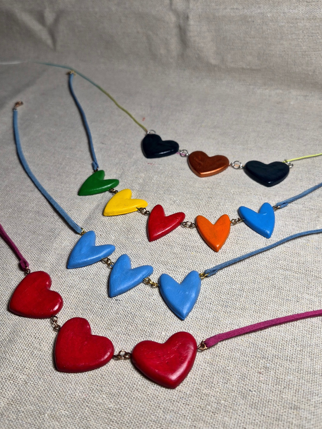 Colier Handmade King�s Blue cu Șnur Piele Întoarsă - bijuterii - coliere - coliere cu pandative - Artynos.ro