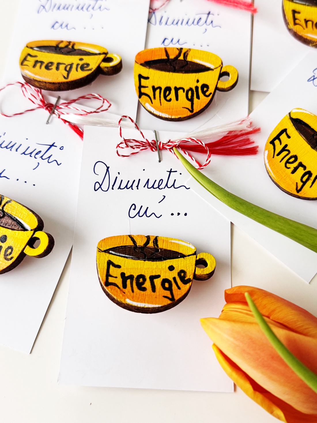 Mărțișor pictat și personalizat  - bijuterii - mărțișor - Artynos.ro