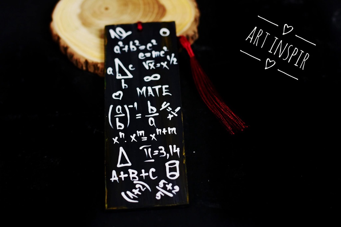 Semn de carte pictat  - cărți și creații cu tematică muzicală, cadouri - semn de carte - Artynos.ro