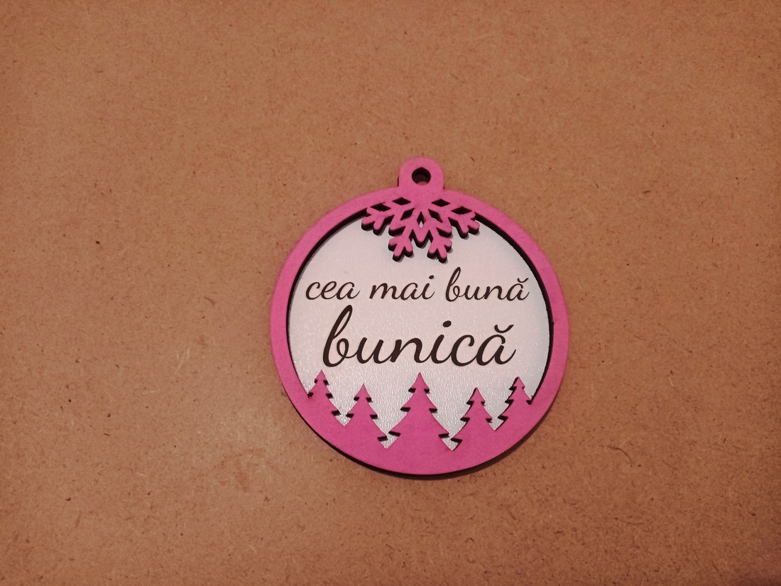 Globuri de brad cu mesaj - crăciun - cadouri de moș crăciun - decor cu moș crăciun - Artynos.ro