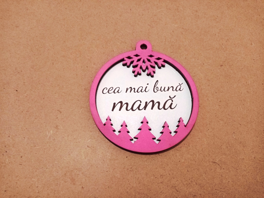 Globuri de brad cu mesaj - crăciun - cadouri de moș crăciun - decor cu moș crăciun - Artynos.ro