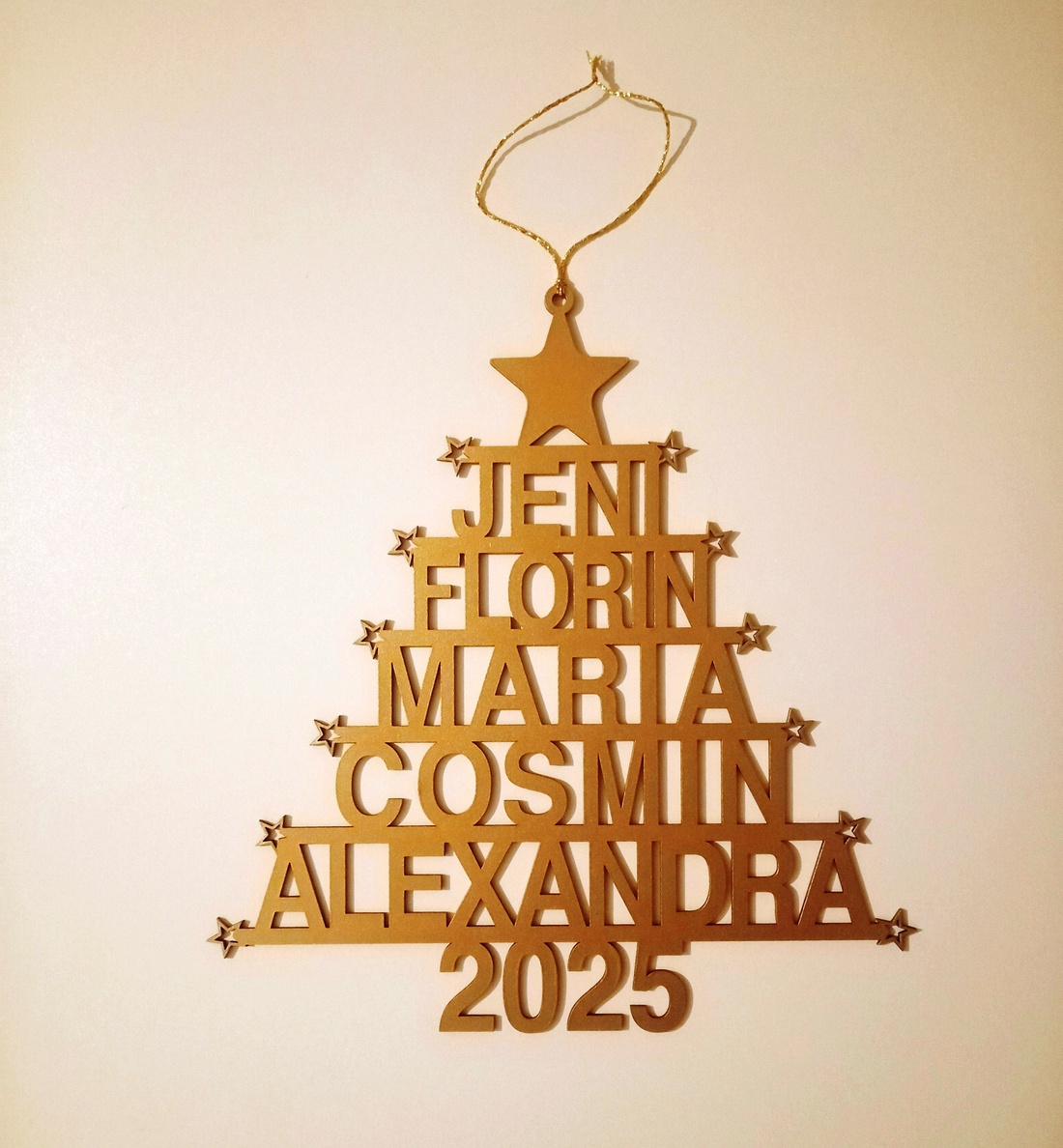 Ornament pentru bradul de Craciun sau pentru usa (personalizabil) - crăciun - decorațiuni de crăciun de casă - figurine pentru pomul de crăciun - Artynos.ro