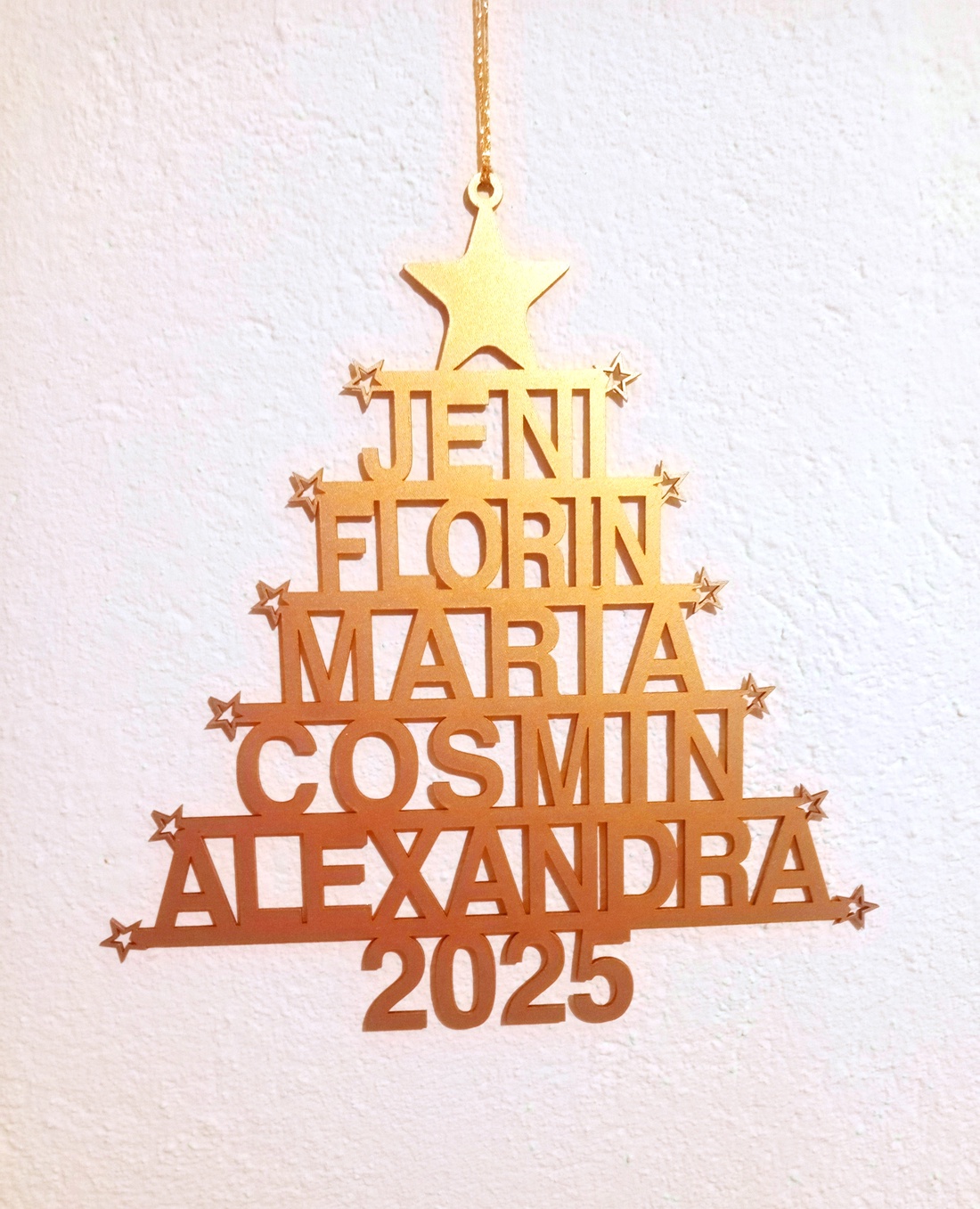 Ornament pentru bradul de Craciun sau pentru usa (personalizabil) - crăciun - decorațiuni de crăciun de casă - figurine pentru pomul de crăciun - Artynos.ro