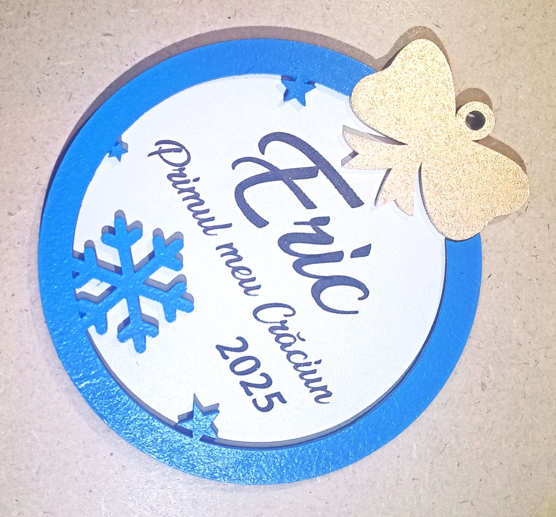 Glob personalizat - crăciun - decorațiuni de crăciun de casă - globuri de crăciun - Artynos.ro