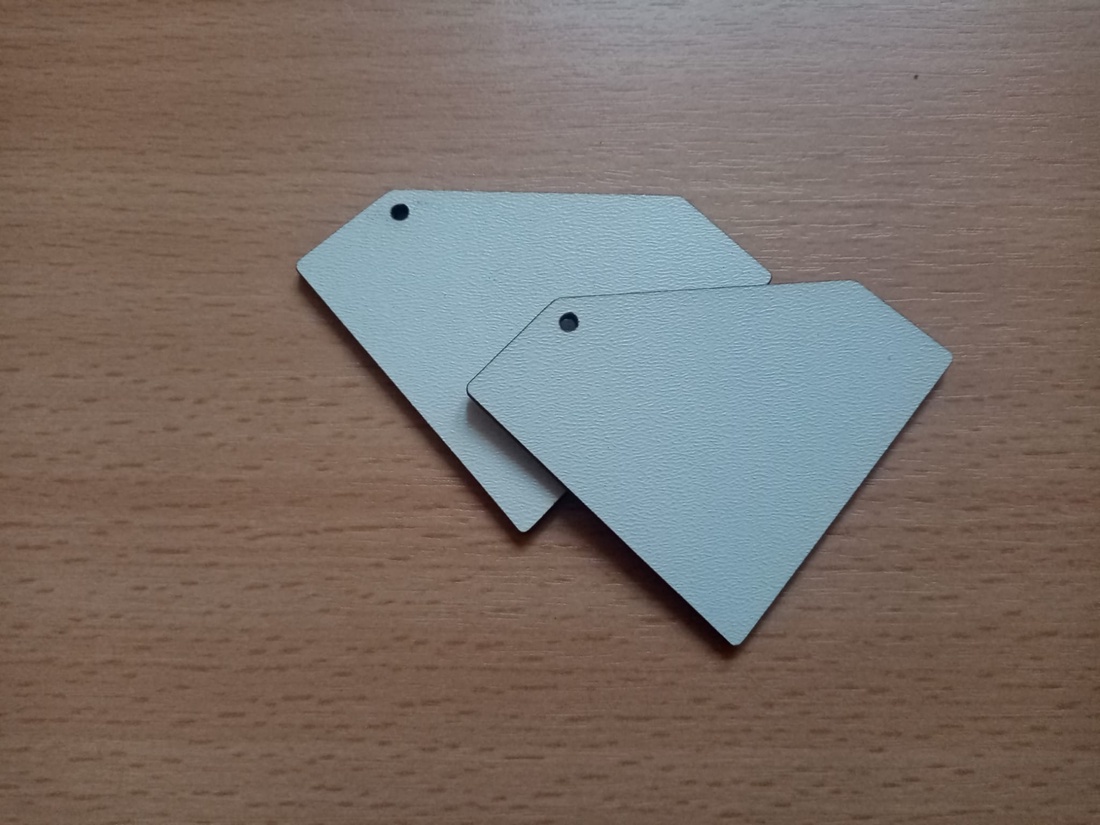 Set 50 blank-uri in forma de diamant pentru martisor. 6.5x4.7 cm - accessorii și unelte - accesorii decorative - alte accesorii - Artynos.ro