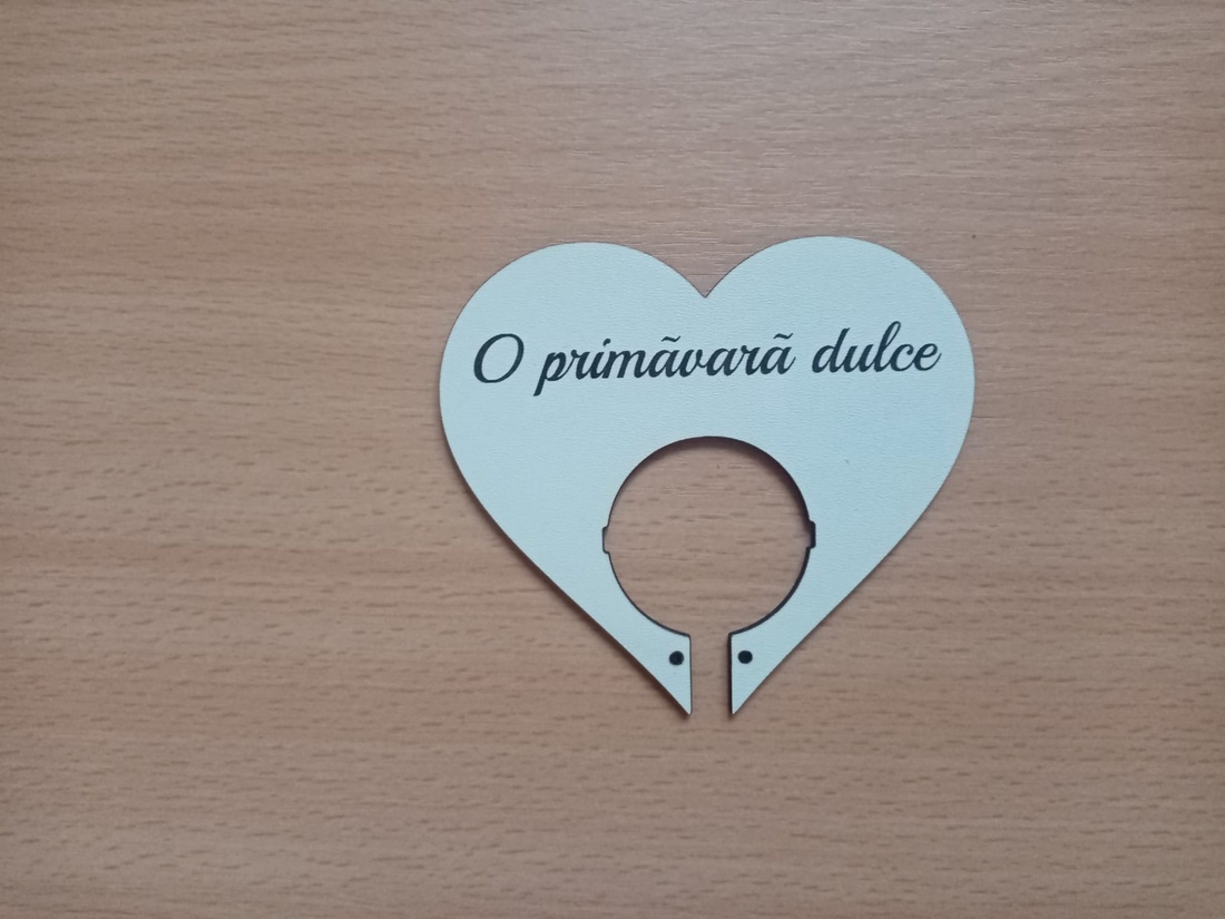 Set 10 forme inima pentru martisor dulce. 9.5x8.5 cm. Gravate cu mesaj - accessorii și unelte - accesorii decorative - alte accesorii - Artynos.ro