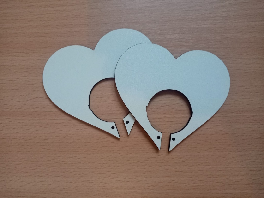 Set 20 blank-uri, forma inima, pentru martisor dulce. 9.5x8.5 cm. - accessorii și unelte - accesorii decorative - alte accesorii - Artynos.ro