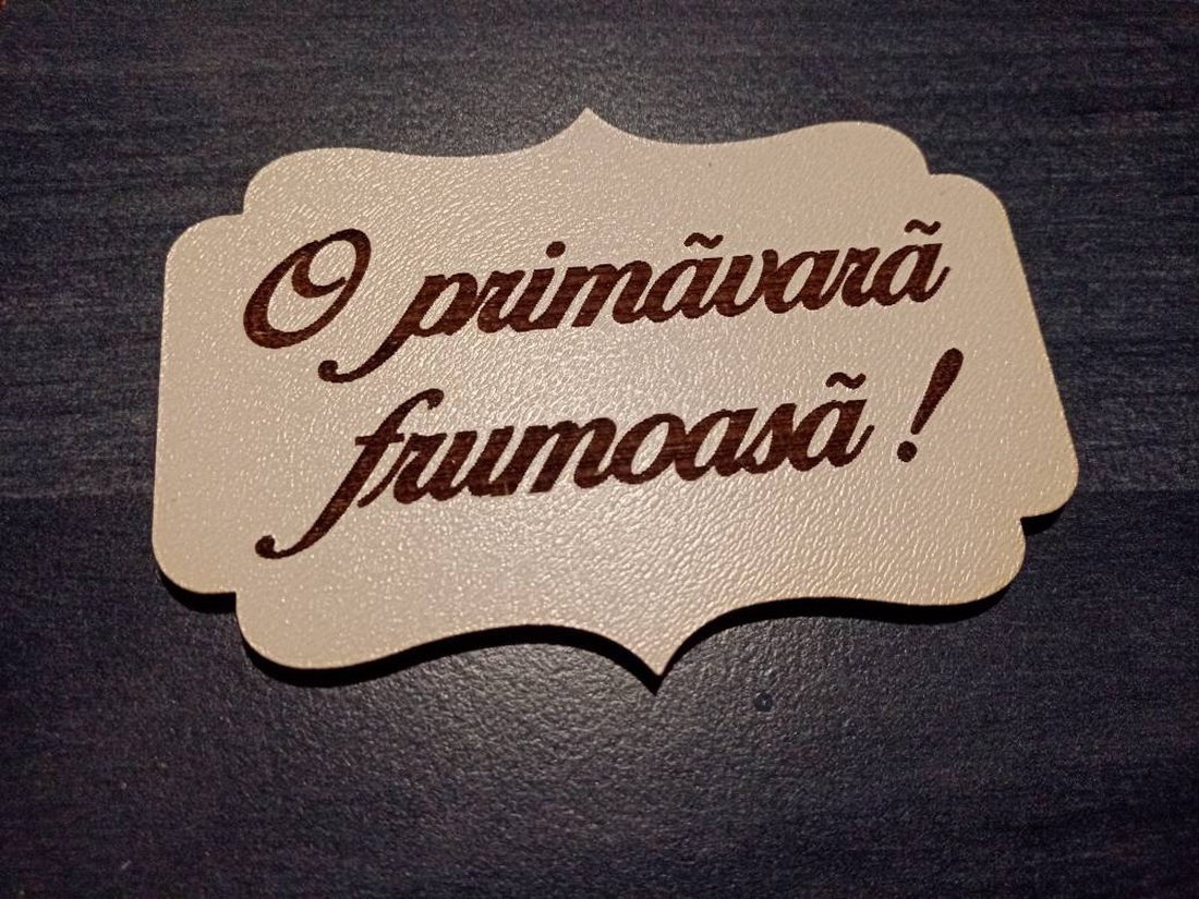 Set 10 placute gravate cu mesajul: O primavara frumoasa - accessorii și unelte - accesorii decorative - alte accesorii - Artynos.ro