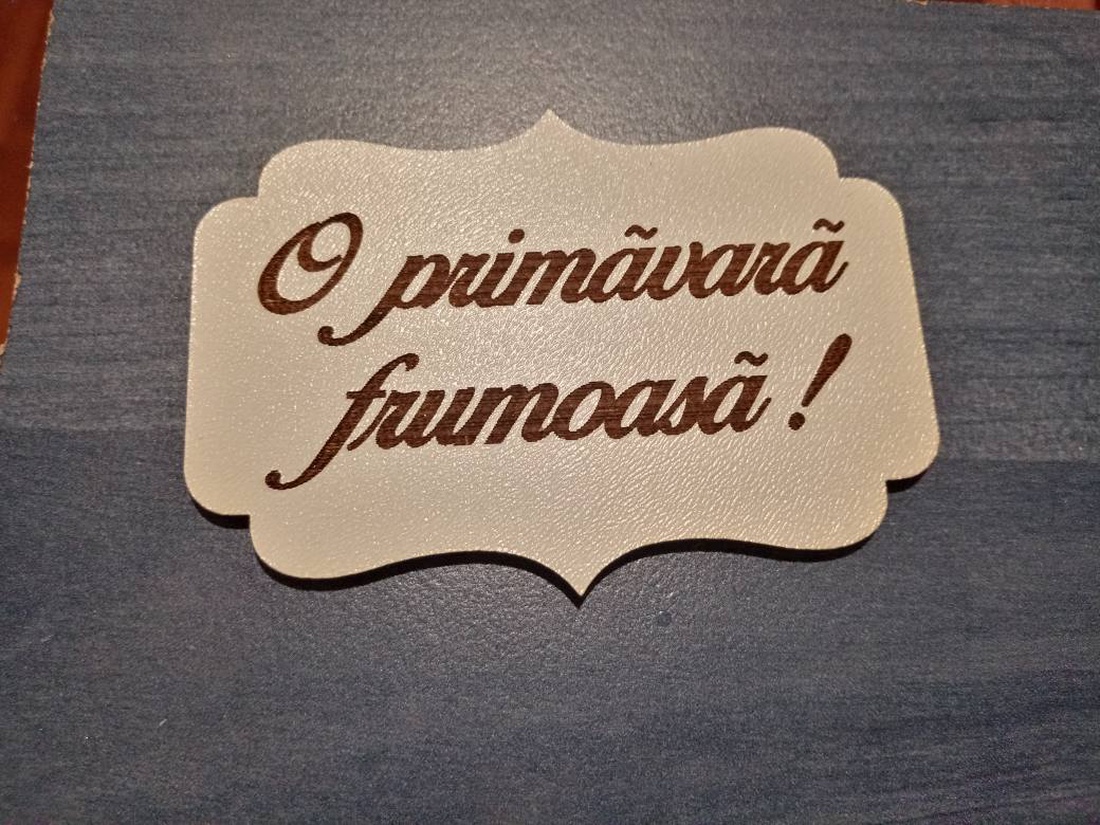 Set 10 placute gravate cu mesajul: O primavara frumoasa - accessorii și unelte - accesorii decorative - alte accesorii - Artynos.ro