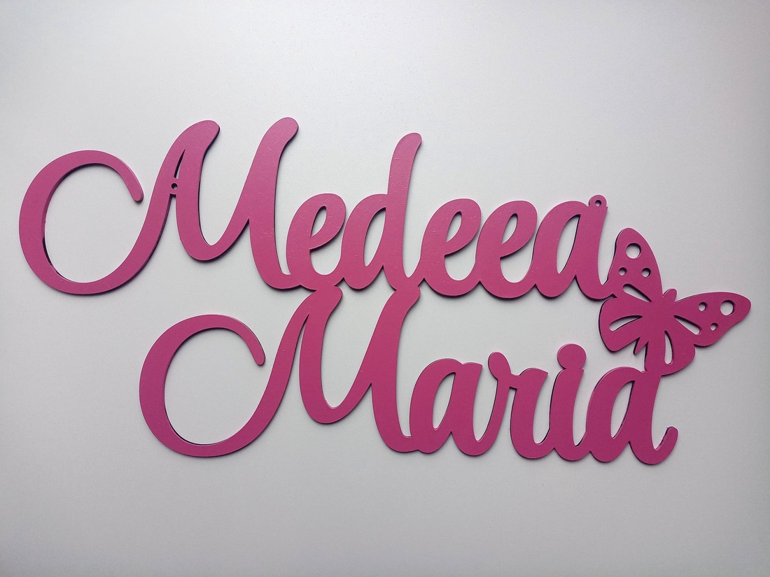 Text personalizat. Nume pentru botez, nunta, aniversare sau alte evenimente - casă & stil de viață - accesorii de grădină - plăcuțe cu nume  - Artynos.ro