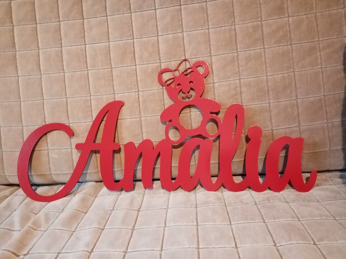 Text personalizat. Nume pentru botez, nunta, aniversare sau alte evenimente - casă & stil de viață - accesorii de grădină - plăcuțe cu nume  - Artynos.ro