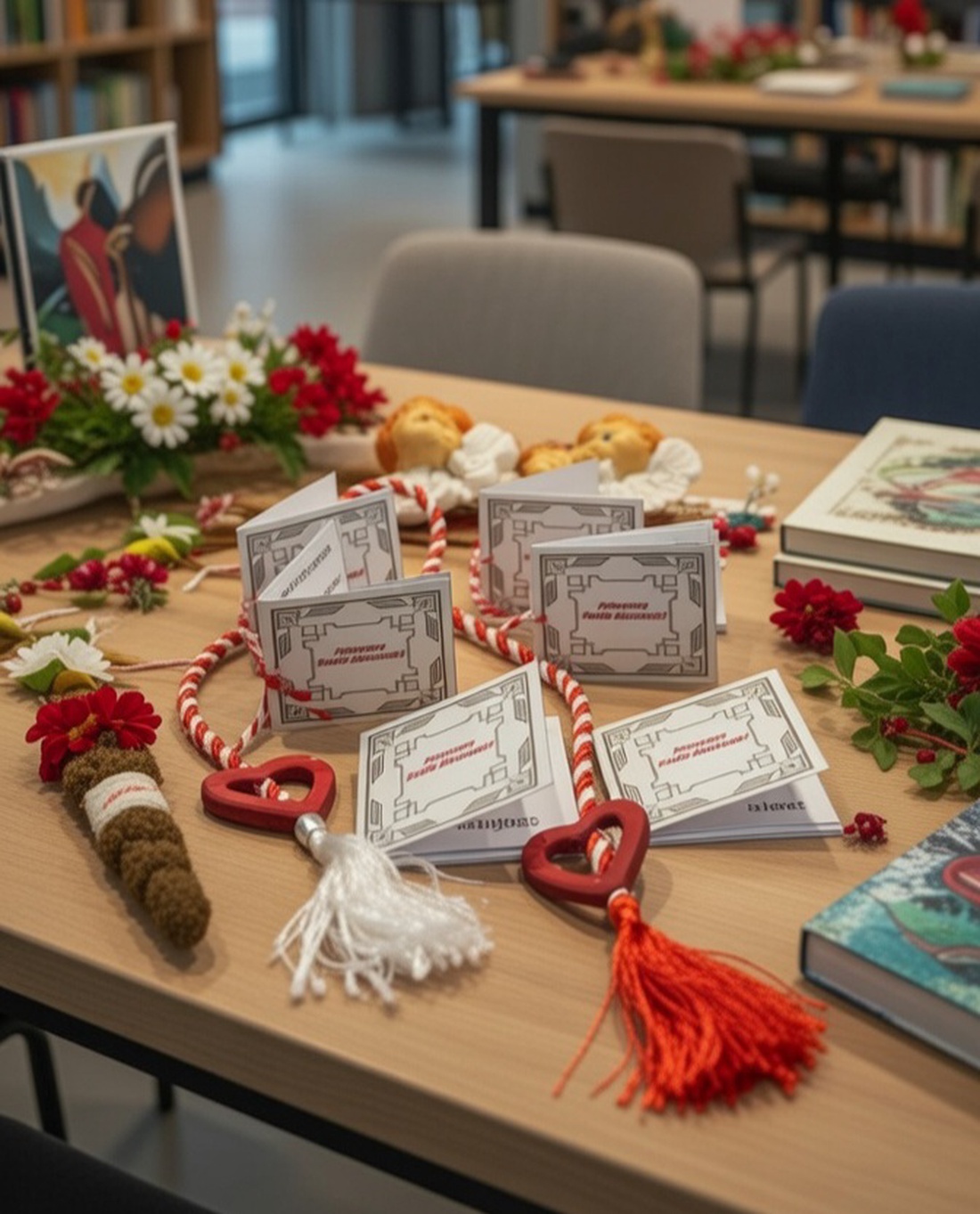 Căr�išor /martisor tip carte - bijuterii - mărțișor - Artynos.ro