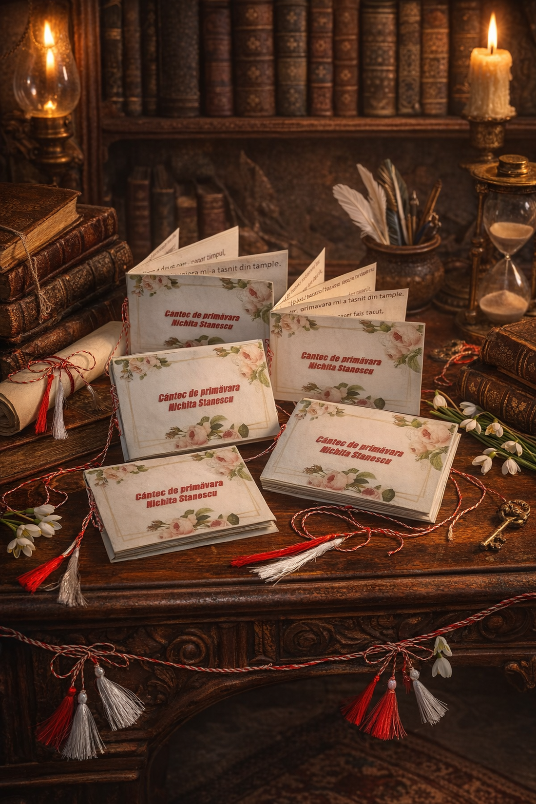 Căr�išor /martisor tip carte - bijuterii - mărțișor - Artynos.ro