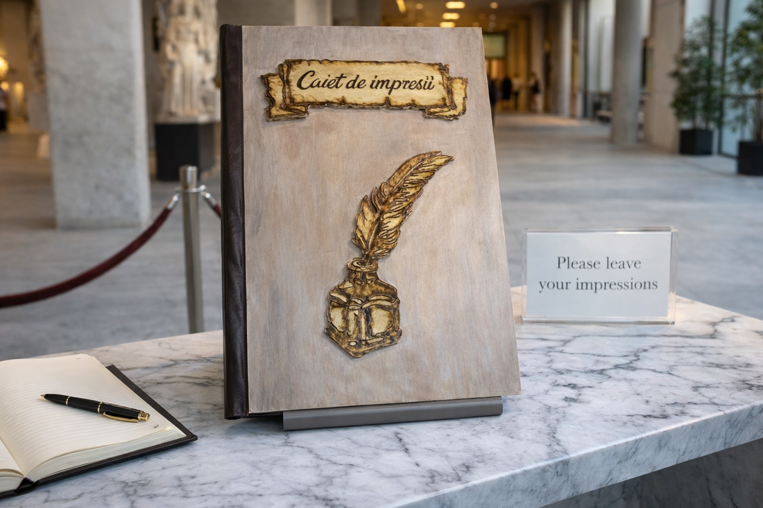 Carte de impresii - accesorii nuntă - amintiri și cadouri de nuntă - carte de amintiri nuntă și carte oaspeți - Artynos.ro