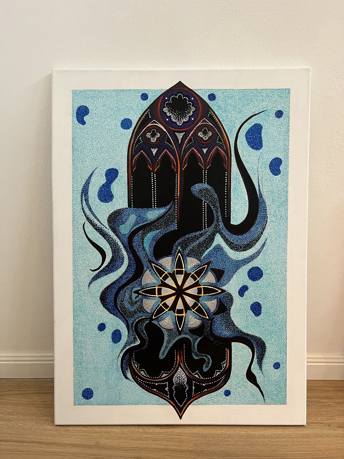 Tablou pictat manual - arte vizuale și accesorii  - picturi - pictură acrilică - Artynos.ro