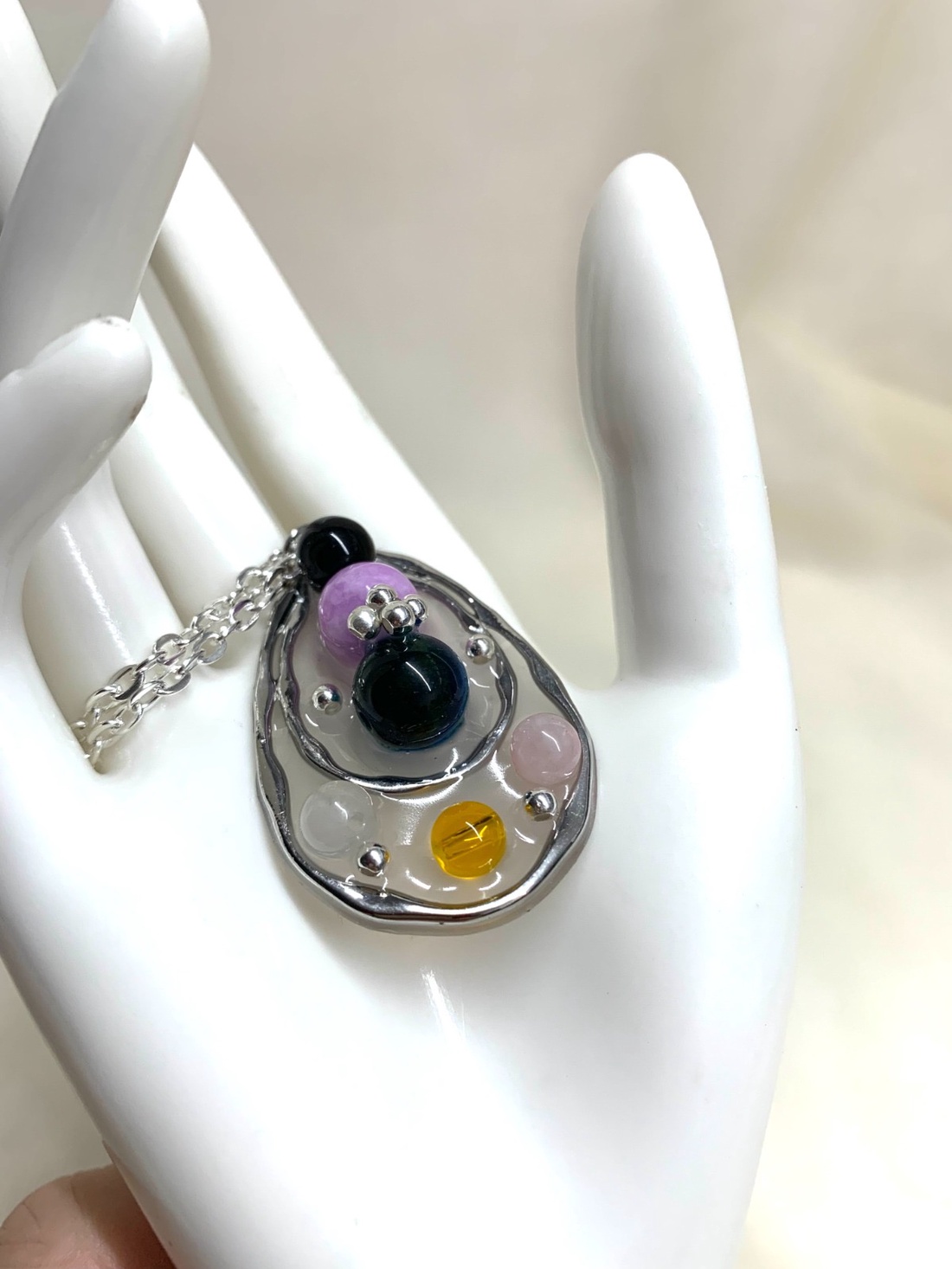 Colier handmade pietre semipretioase - bijuterii - coliere - pandative - Artynos.ro