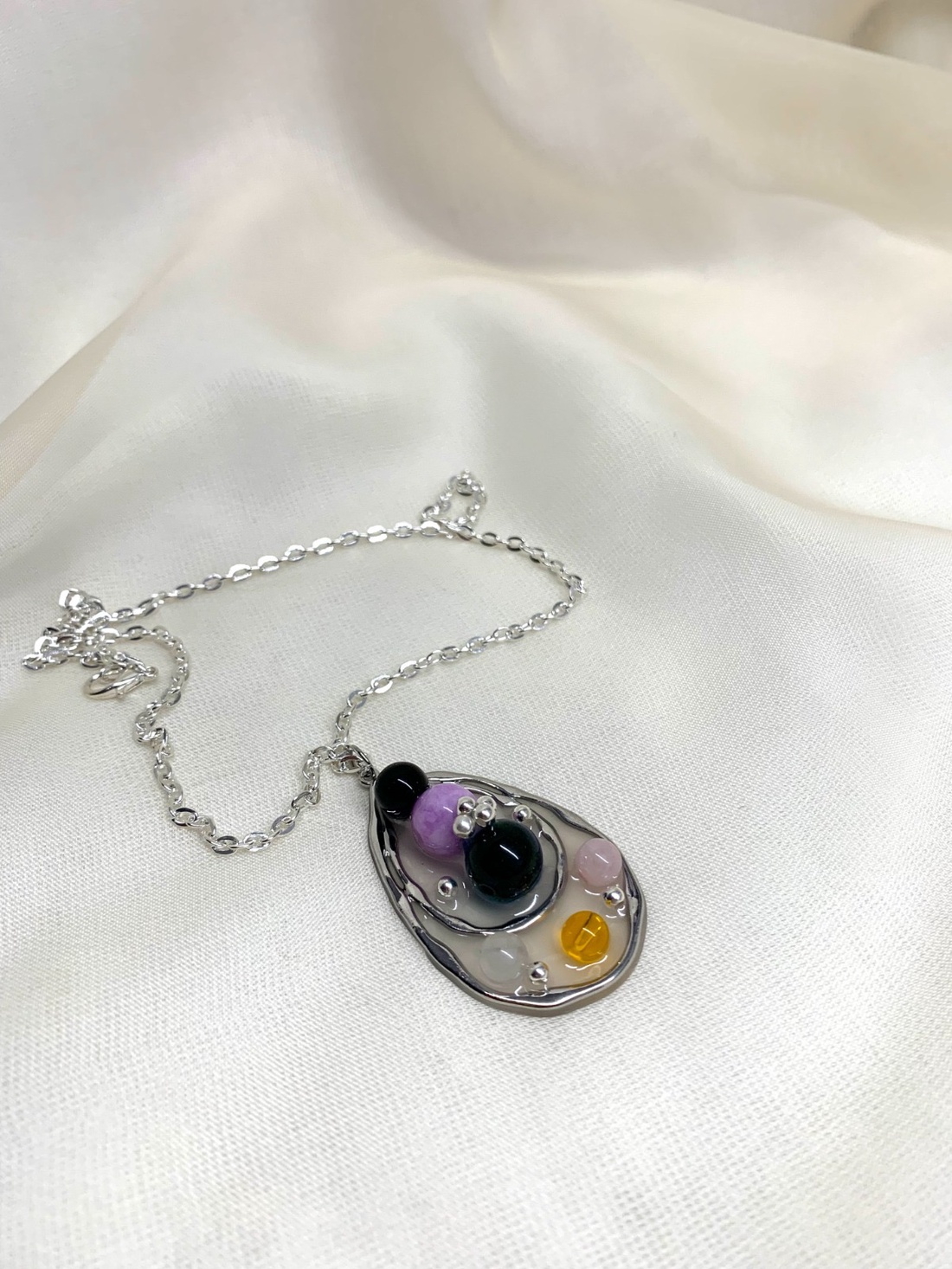 Colier handmade pietre semipretioase - bijuterii - coliere - pandative - Artynos.ro