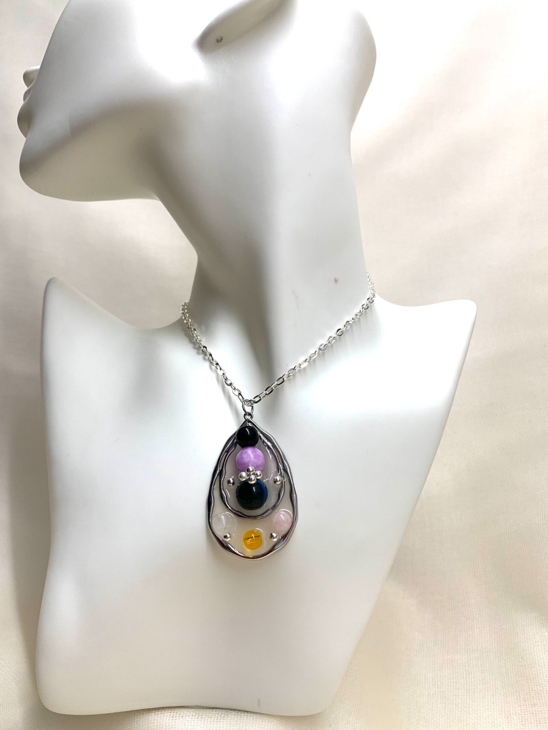 Colier handmade pietre semipretioase - bijuterii - coliere - pandative - Artynos.ro