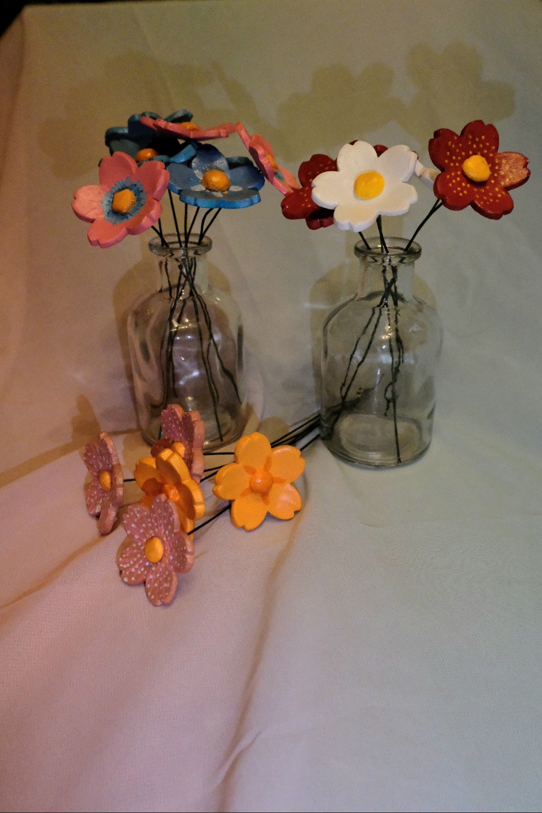 Floare din lut  - casă & stil de viață - decorațiuni de casă - accesorii florale - flori la fir - Artynos.ro