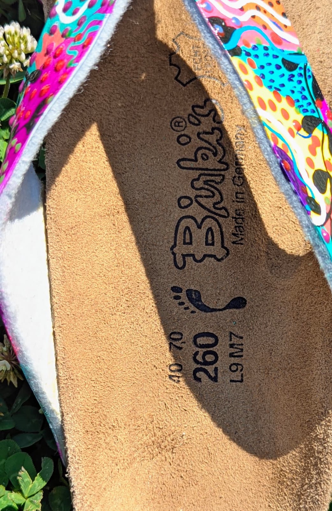 Sandale pictate manual Birkenstock  - îmbrăcăminte și modă - pantofi, papuci, șosete - sandale - Artynos.ro