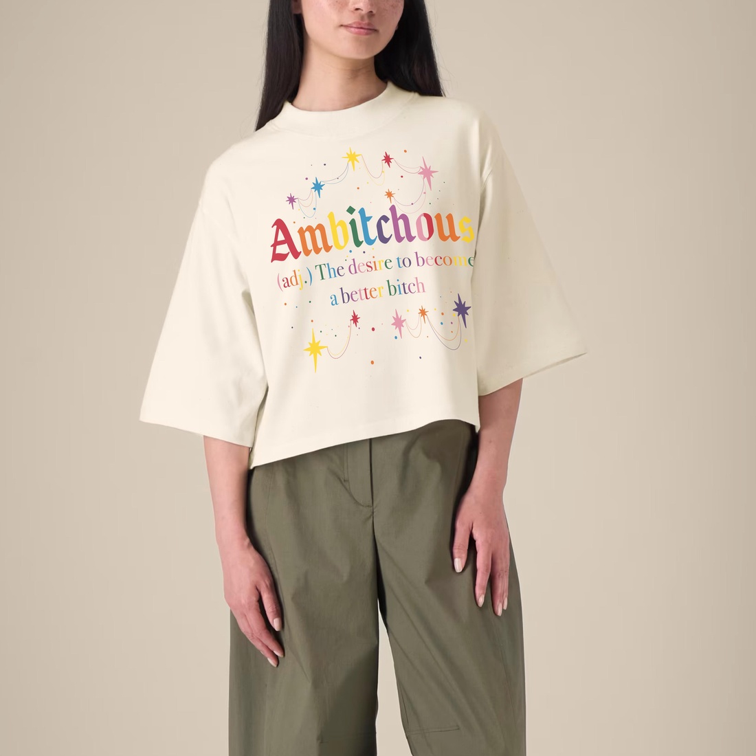 Ambitchous Rainbow  - tricou personalizat - îmbrăcăminte și modă - haine damă - tricou și top de damă - Artynos.ro
