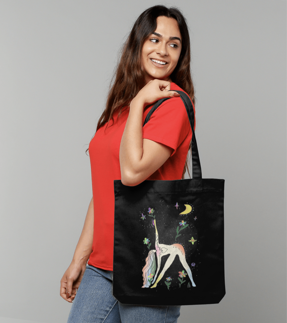Midnight Yoga - tote bag - genți și portofele - geantă pentru cumpărături - totebaguri - Artynos.ro