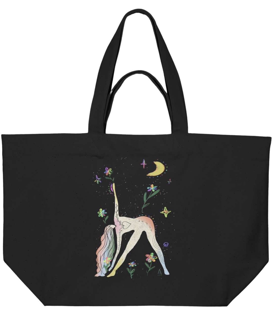 Midnight Yoga - Shopping Bag - genți și portofele - genți de mână și umăr - geantă mare - Artynos.ro