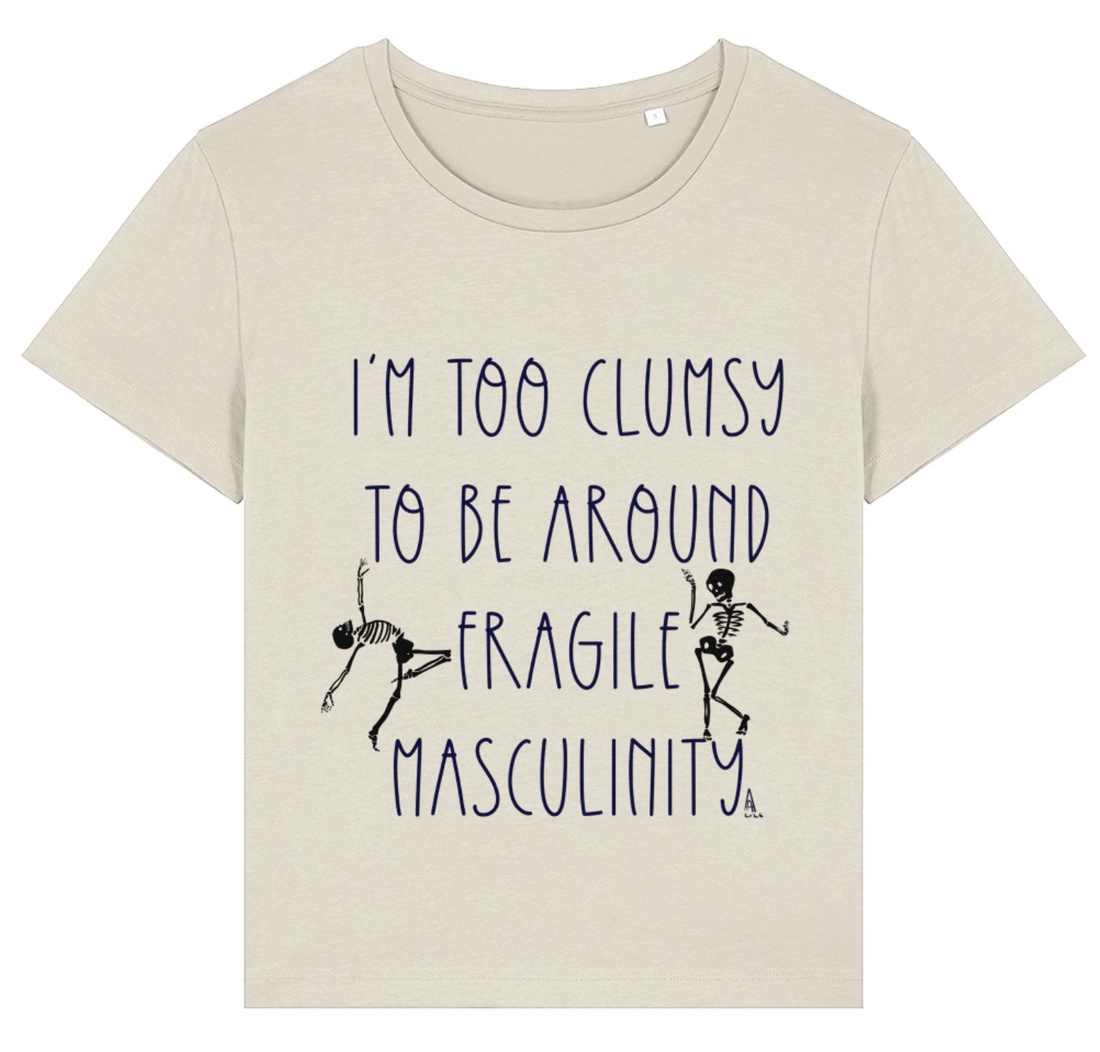 Clumsy Fragile T-shirt W - îmbrăcăminte și modă - haine damă - tricou și top de damă - Artynos.ro